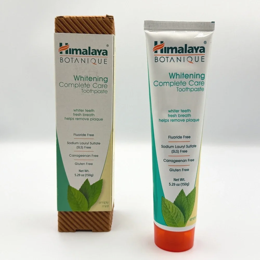Himalaya Botanique Whitening Complete Care Toothpaste 5.29oz Simple Mint 3pk NEW